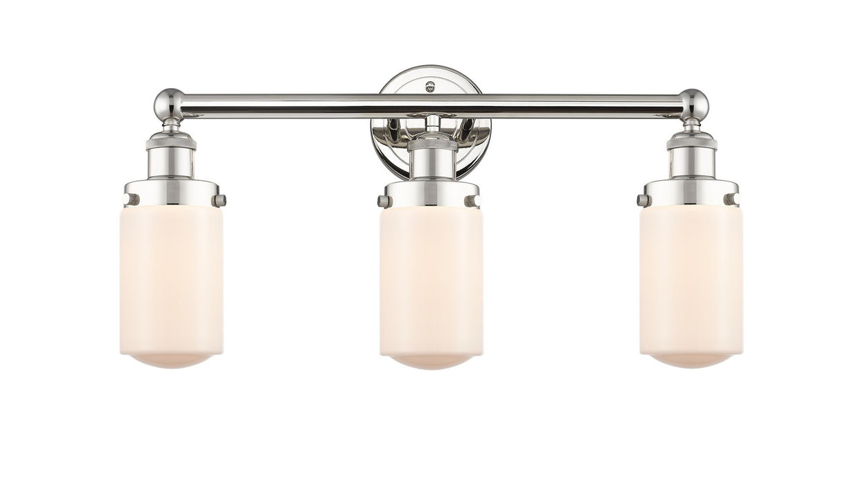 Innovations 616-3W-PN-G311 Three Light Bath Vanity, Polished Nickel