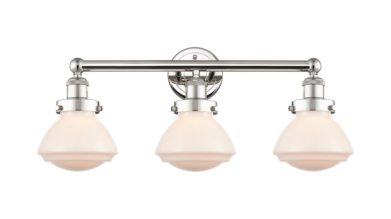 Innovations 616-3W-PN-G321 Three Light Bath Vanity, Polished Nickel