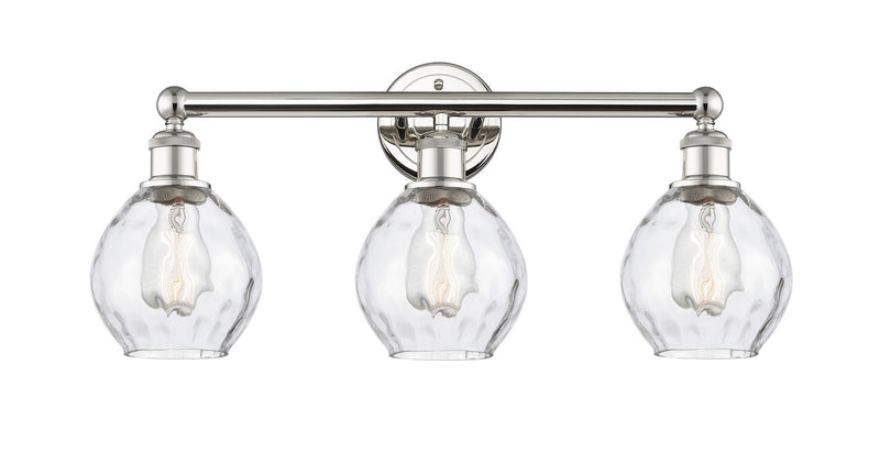 Innovations 616-3W-PN-G362 Three Light Bath Vanity, Polished Nickel