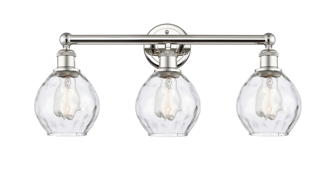 Innovations 616-3W-PN-G362 Three Light Bath Vanity, Polished Nickel