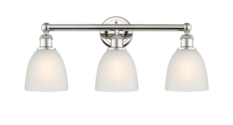 Innovations 616-3W-PN-G381 Three Light Bath Vanity, Polished Nickel