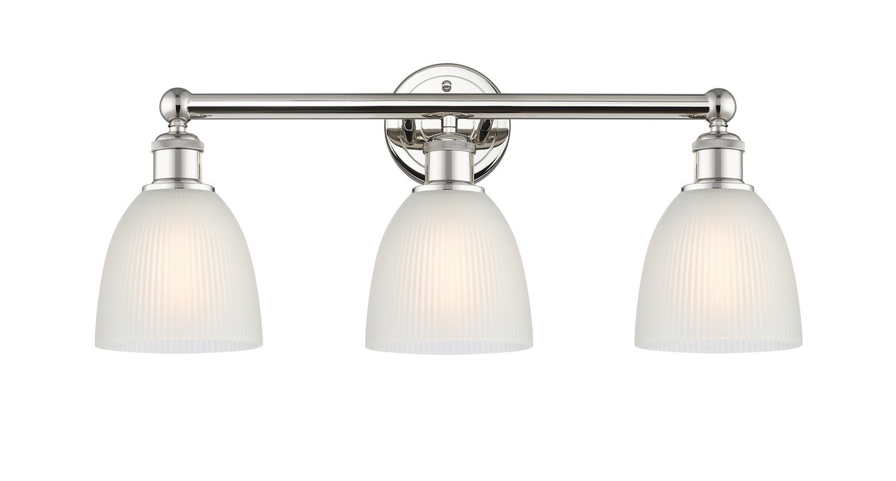 Innovations 616-3W-PN-G381 Three Light Bath Vanity, Polished Nickel