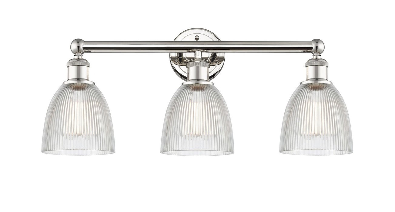 Innovations 616-3W-PN-G382 Three Light Bath Vanity, Polished Nickel