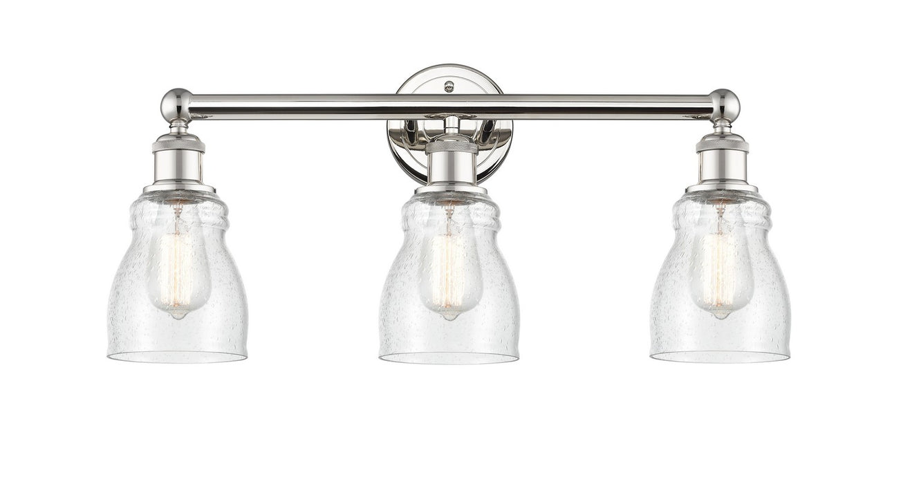 Innovations 616-3W-PN-G394 Three Light Bath Vanity, Polished Nickel