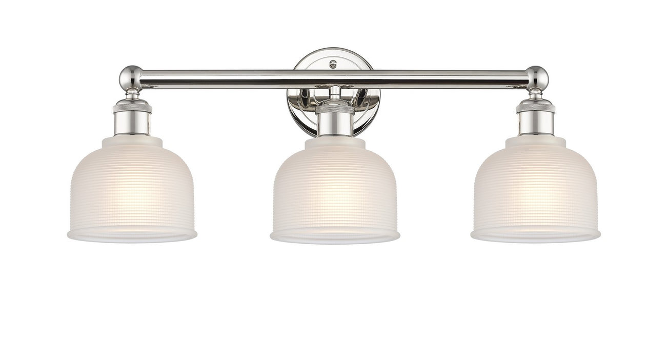 Innovations 616-3W-PN-G411 Three Light Bath Vanity, Polished Nickel