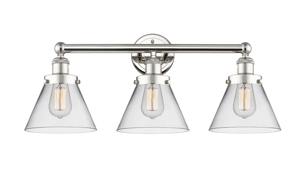 Innovations 616-3W-PN-G42 Three Light Bath Vanity, Polished Nickel