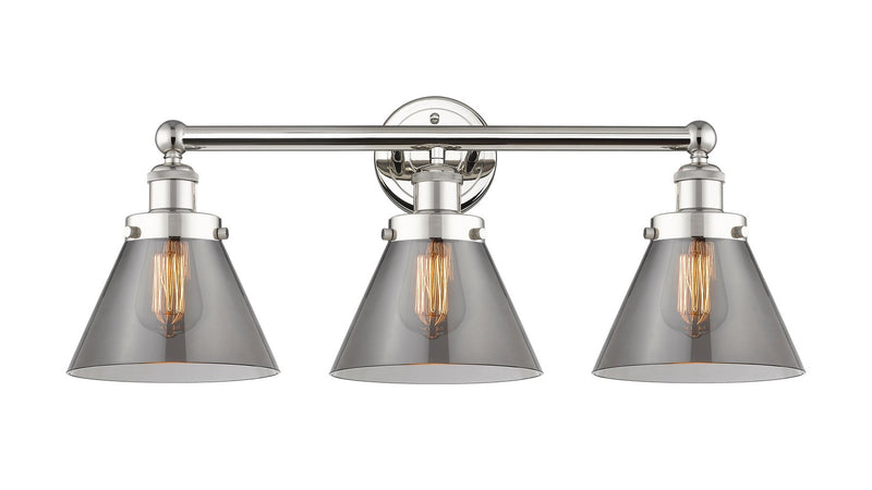 Innovations 616-3W-PN-G43 Three Light Bath Vanity, Polished Nickel
