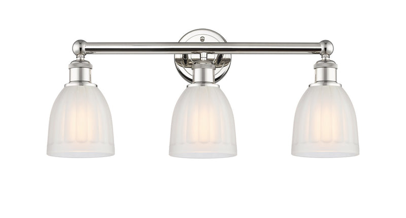Innovations 616-3W-PN-G441 Three Light Bath Vanity, Polished Nickel