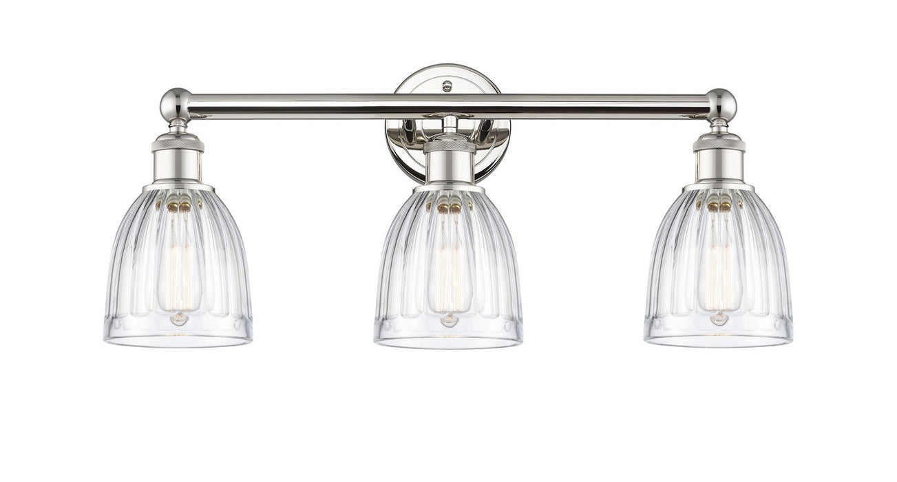 Innovations 616-3W-PN-G442 Three Light Bath Vanity, Polished Nickel