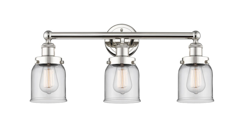 Innovations 616-3W-PN-G52 Three Light Bath Vanity, Polished Nickel