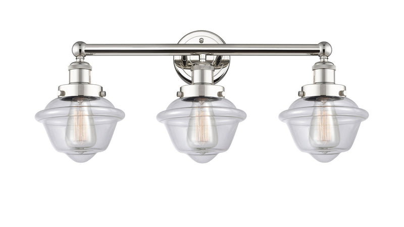 Innovations 616-3W-PN-G532 Three Light Bath Vanity, Polished Nickel