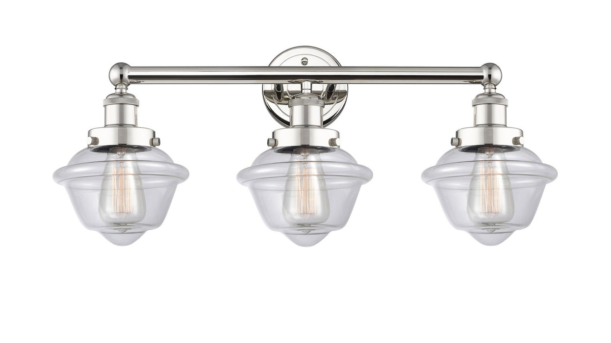 Innovations 616-3W-PN-G532 Three Light Bath Vanity, Polished Nickel