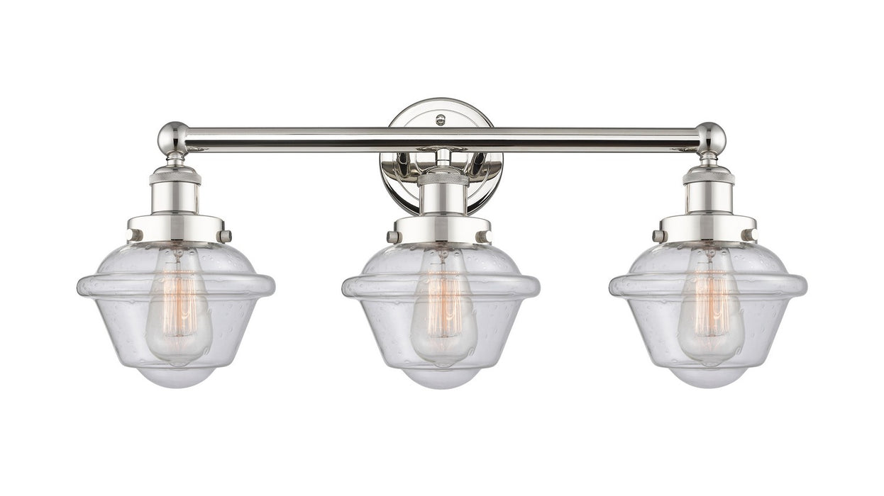Innovations 616-3W-PN-G534 Three Light Bath Vanity, Polished Nickel