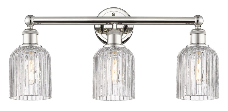 Innovations 616-3W-PN-G559-5CL Three Light Bath Vanity, Polished Nickel