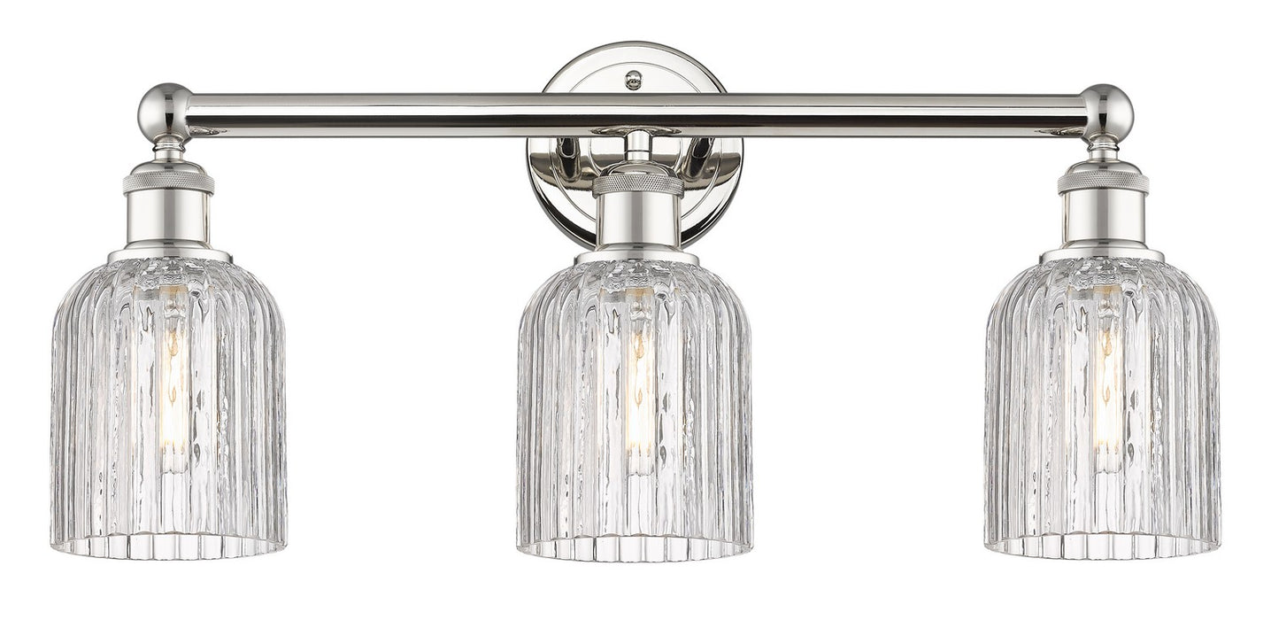 Innovations 616-3W-PN-G559-5CL Three Light Bath Vanity, Polished Nickel
