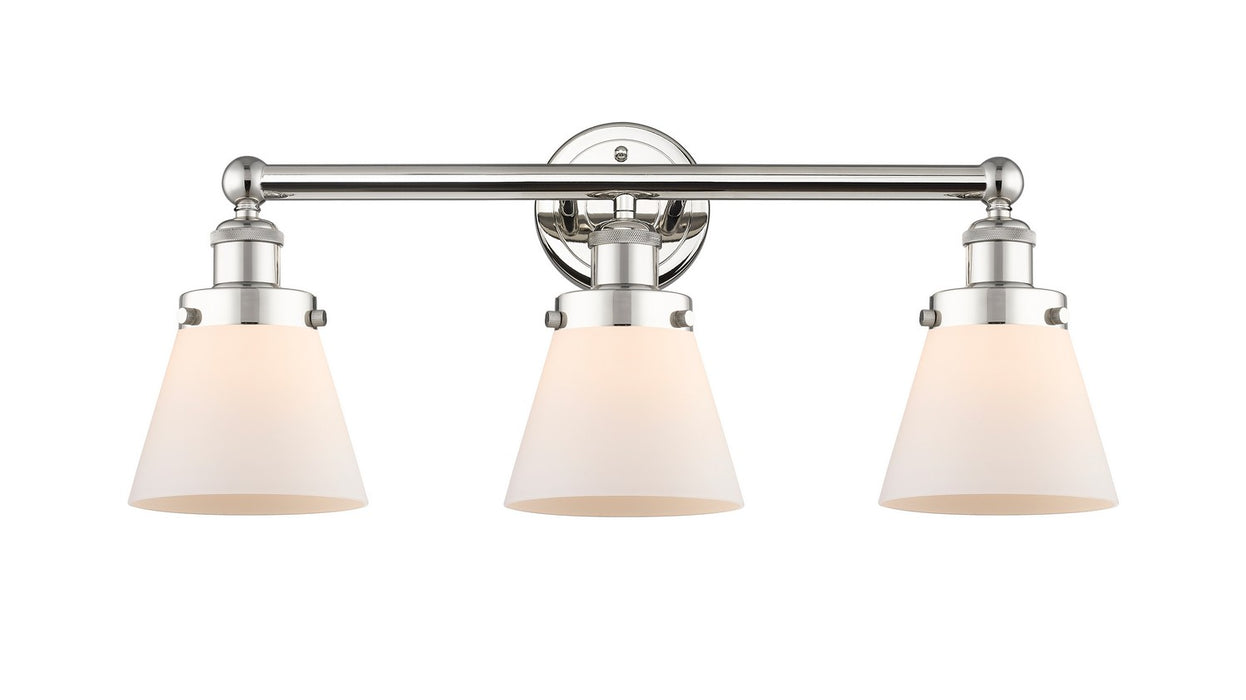 Innovations 616-3W-PN-G61 Three Light Bath Vanity, Polished Nickel