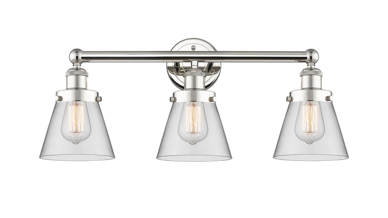 Innovations 616-3W-PN-G62 Three Light Bath Vanity, Polished Nickel