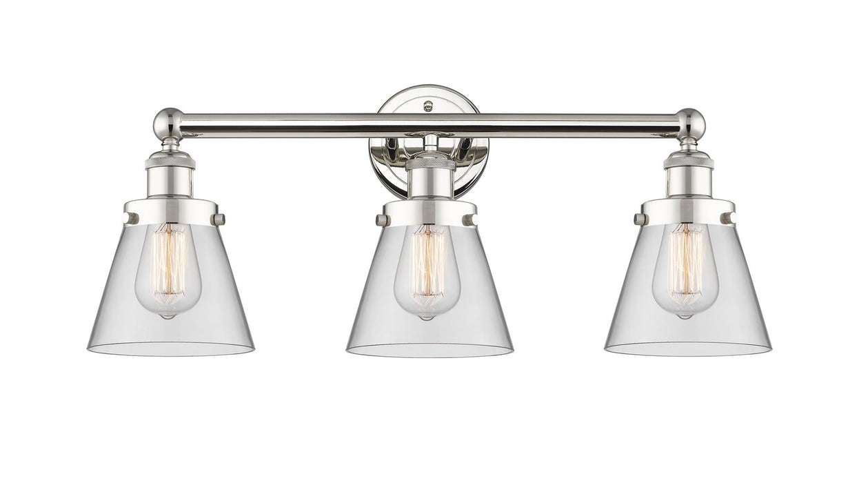 Innovations 616-3W-PN-G62 Three Light Bath Vanity, Polished Nickel
