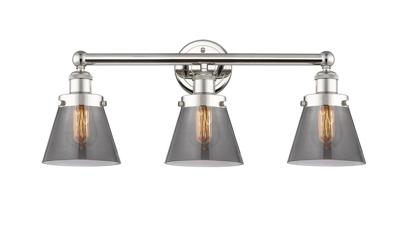 Innovations 616-3W-PN-G63 Three Light Bath Vanity, Polished Nickel