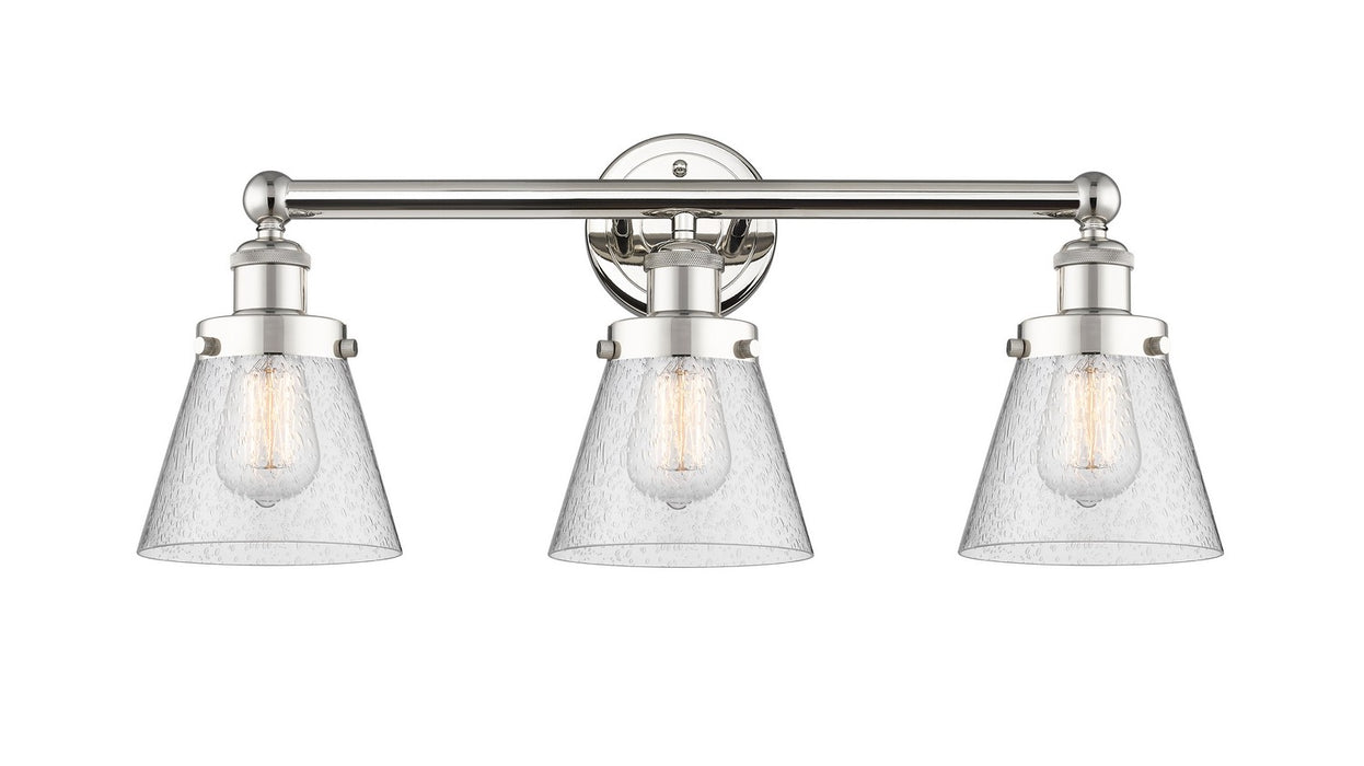 Innovations 616-3W-PN-G64 Three Light Bath Vanity, Polished Nickel