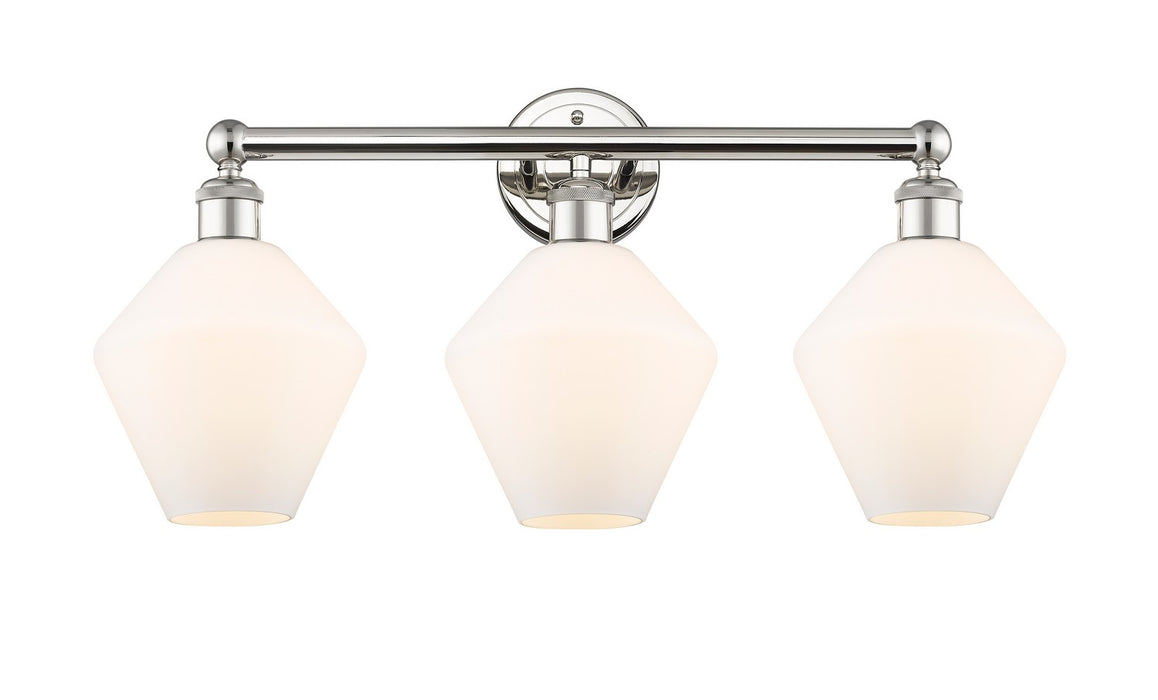 Innovations 616-3W-PN-G651-8 Three Light Bath Vanity, Polished Nickel