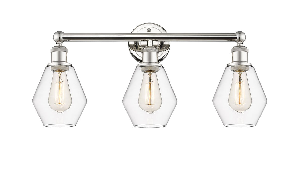 Innovations 616-3W-PN-G652-6 Three Light Bath Vanity, Polished Nickel