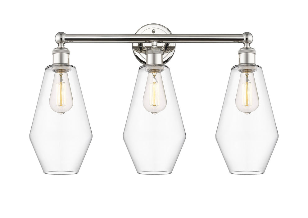 Innovations 616-3W-PN-G652-7 Three Light Bath Vanity, Polished Nickel