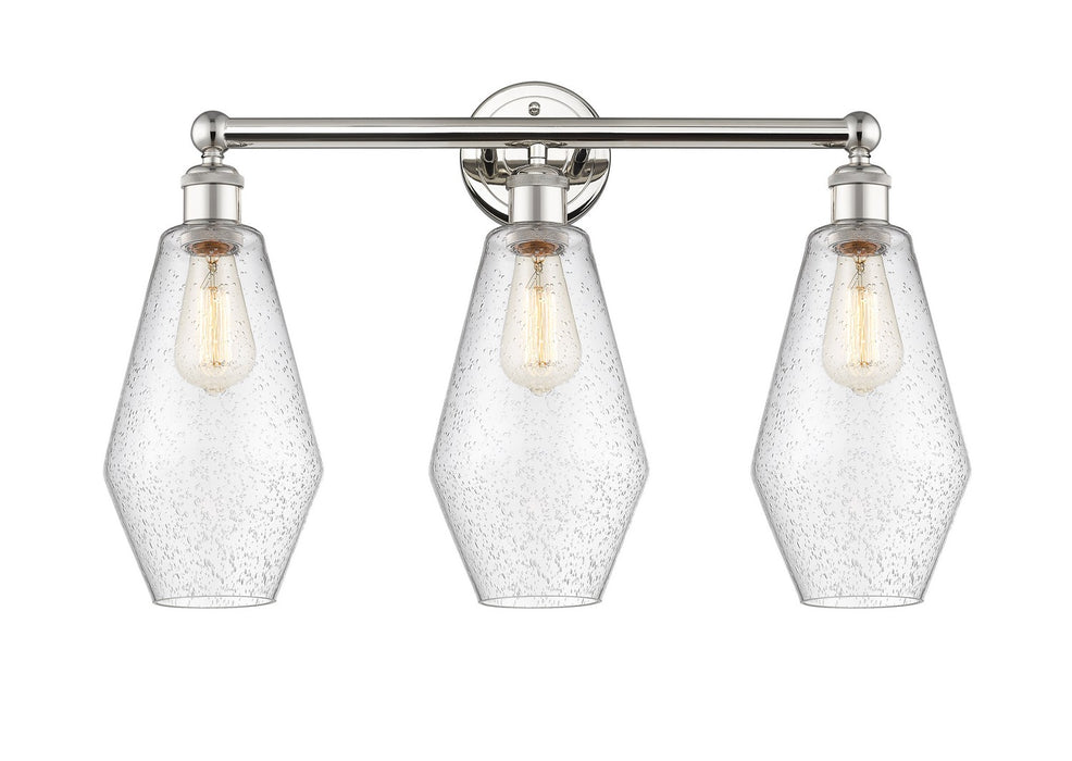 Innovations 616-3W-PN-G654-7 Three Light Bath Vanity, Polished Nickel