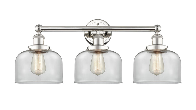 Innovations 616-3W-PN-G72 Three Light Bath Vanity, Polished Nickel