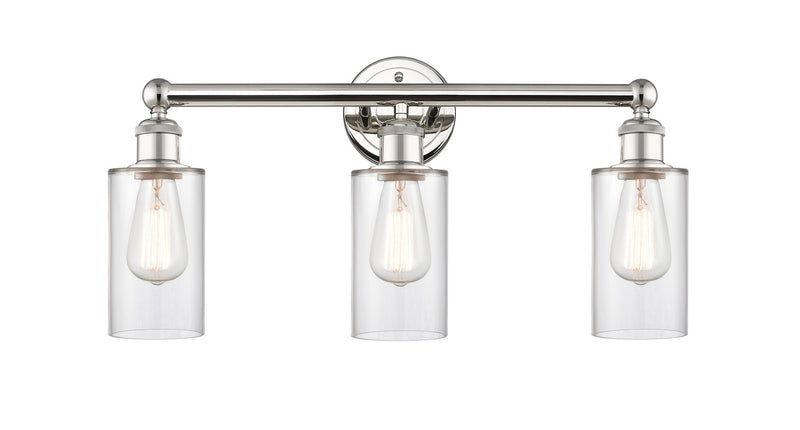 Innovations 616-3W-PN-G802 Three Light Bath Vanity, Polished Nickel
