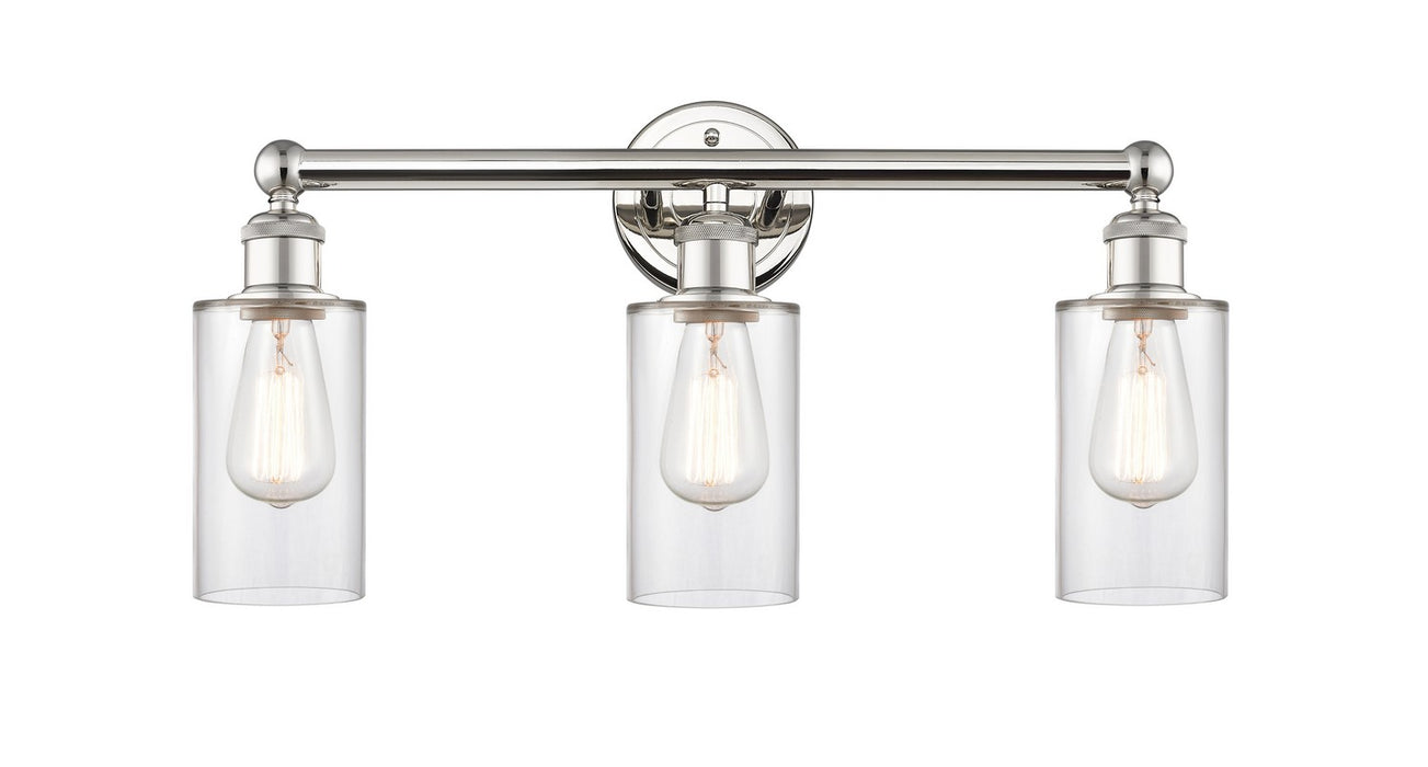 Innovations 616-3W-PN-G802 Three Light Bath Vanity, Polished Nickel