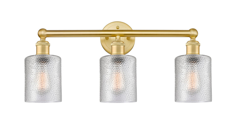 Innovations 616-3W-SG-G112 Three Light Bath Vanity, Satin Gold