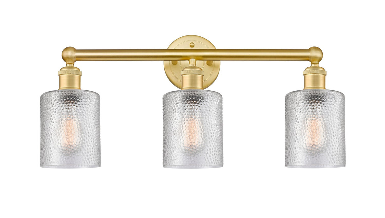 Innovations 616-3W-SG-G112 Three Light Bath Vanity, Satin Gold