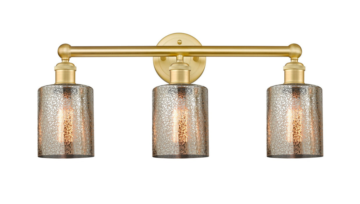 Innovations 616-3W-SG-G116 Three Light Bath Vanity, Satin Gold