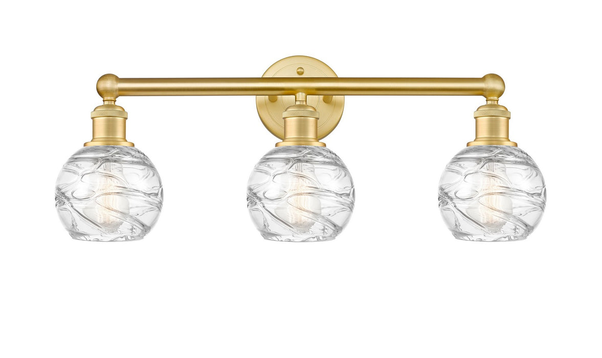 Innovations 616-3W-SG-G1213-6 Three Light Bath Vanity, Satin Gold