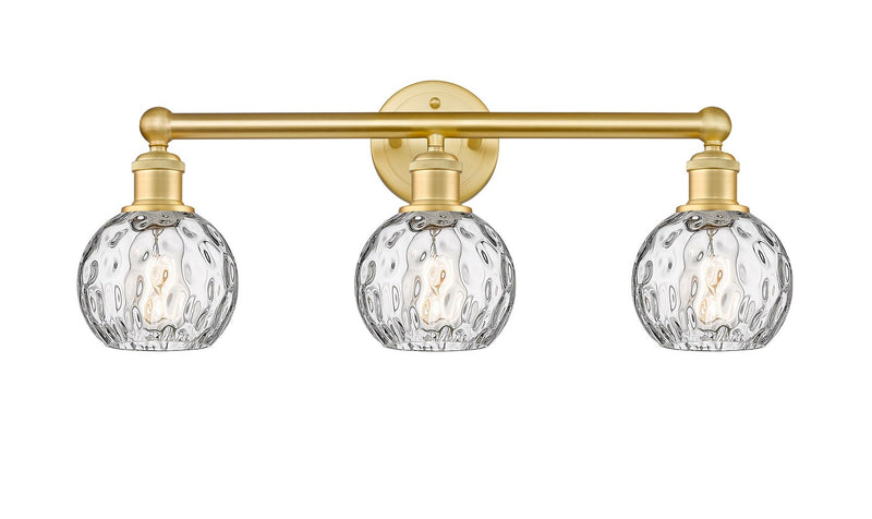 Innovations 616-3W-SG-G1215-6 Three Light Bath Vanity, Satin Gold