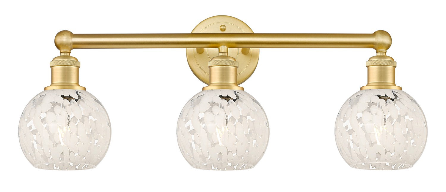 Innovations 616-3W-SG-G1216-6WM LED Bath Vanity, Satin Gold