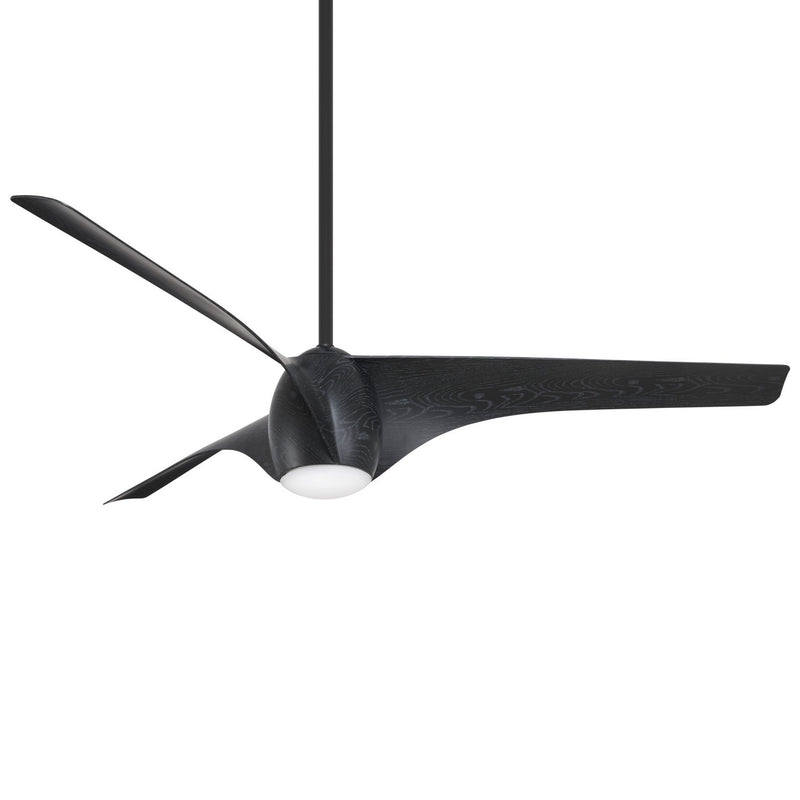 Minka Aire F839L-MBM 65" Ceiling Fan, Matte Black Maple