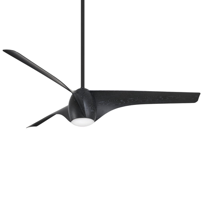 Minka Aire F839L-MBM 65" Ceiling Fan, Matte Black Maple