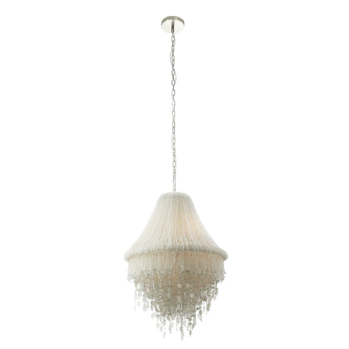 Metropolitan N1513-613 Three Light Flush Mount, Polished Nickel