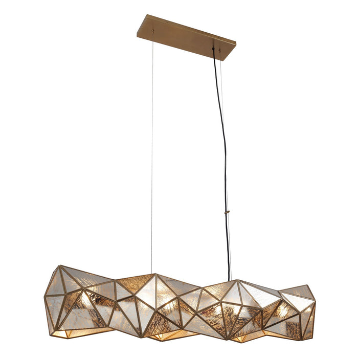 Metropolitan N1696-863 Six Light Island Pendant, Artisan Brass