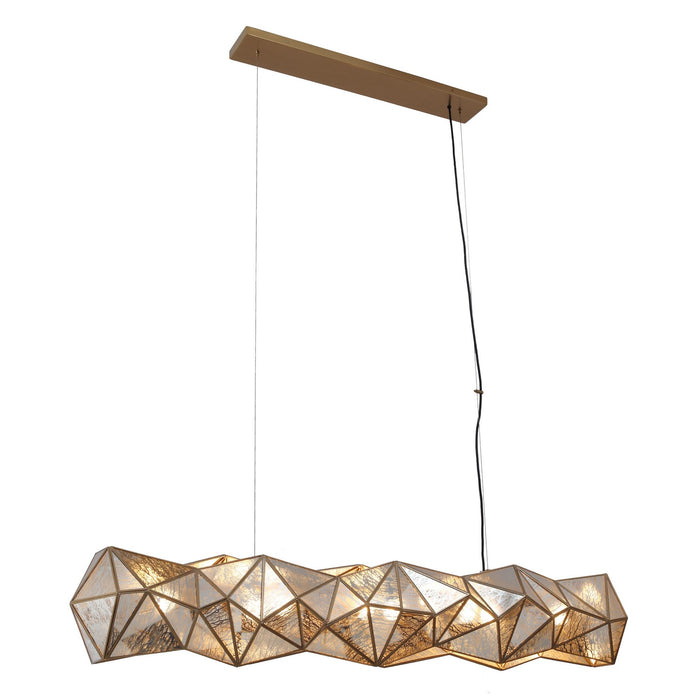 Metropolitan N1697-863 Eight Light Island Pendant, Artisan Brass