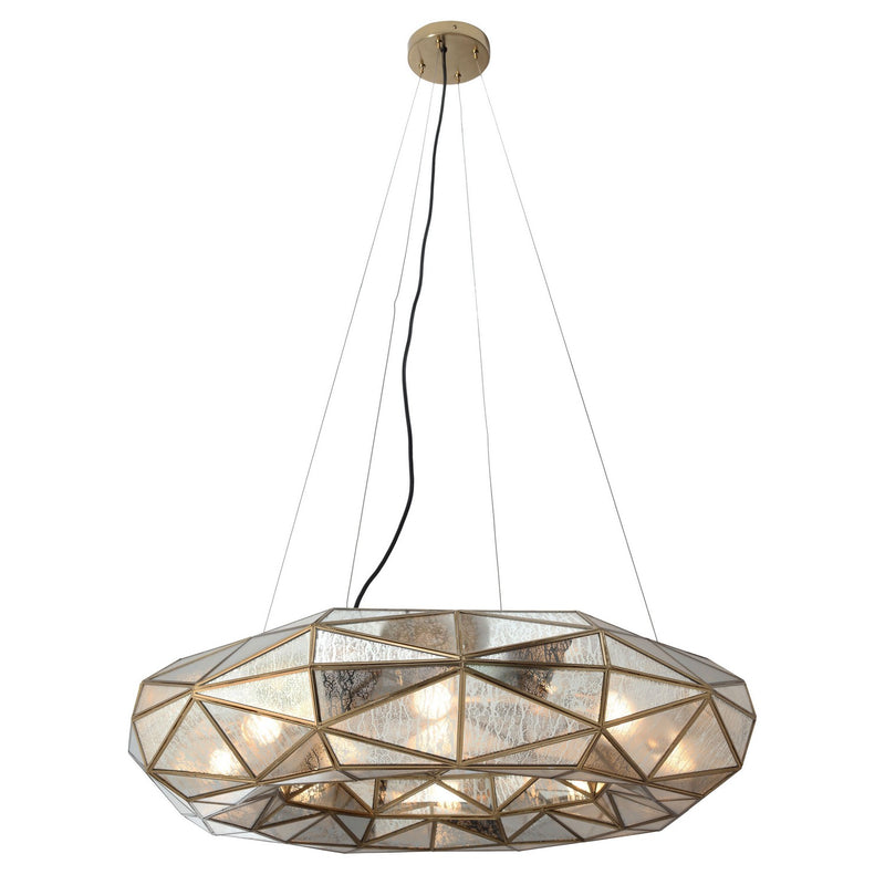 Metropolitan N1698-863 Eight Light Chandelier, Artisan Brass