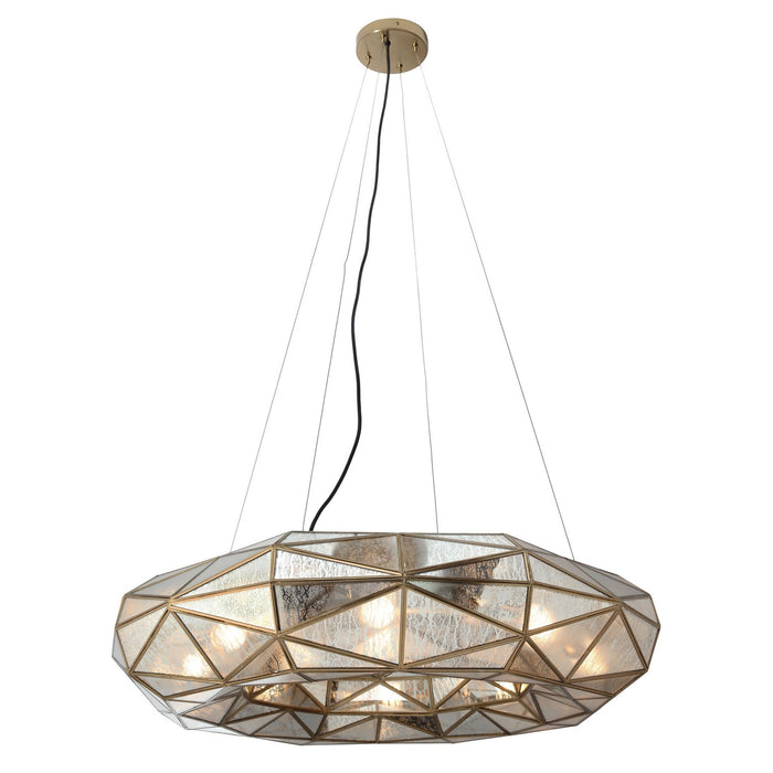 Metropolitan N1698-863 Eight Light Chandelier, Artisan Brass