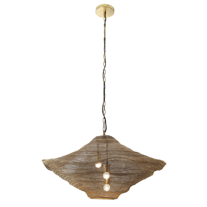 Metropolitan N1764-752 Three Light Pendant, Gilded Brass