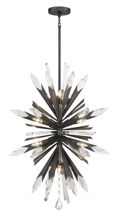 Metropolitan N1947-766 12 Light Pendant, Midnight Graphite