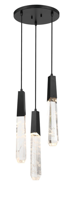 George Kovacs P1284-66A-L LED Pendant, Coal