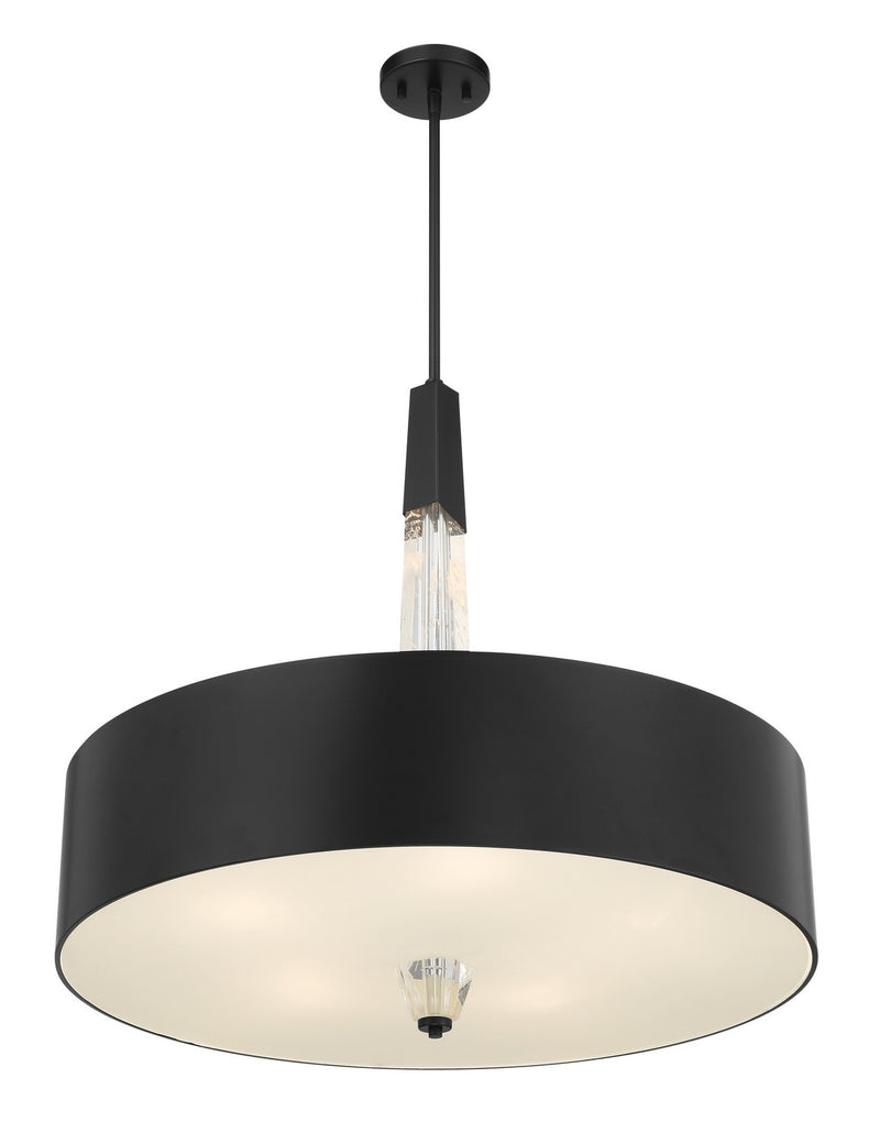 George Kovacs P1285-66A-L LED Pendant, Coal