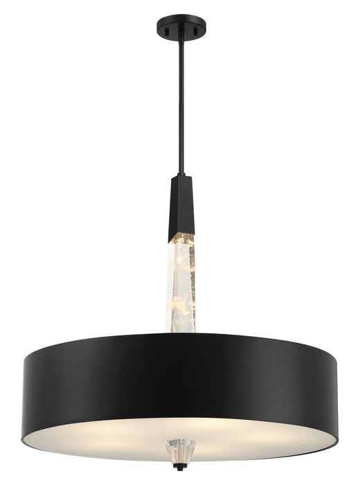 George Kovacs P1285-66A-L LED Pendant, Coal