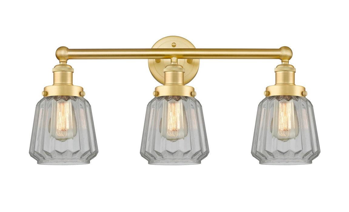 Innovations 616-3W-SG-G142 Three Light Bath Vanity, Satin Gold